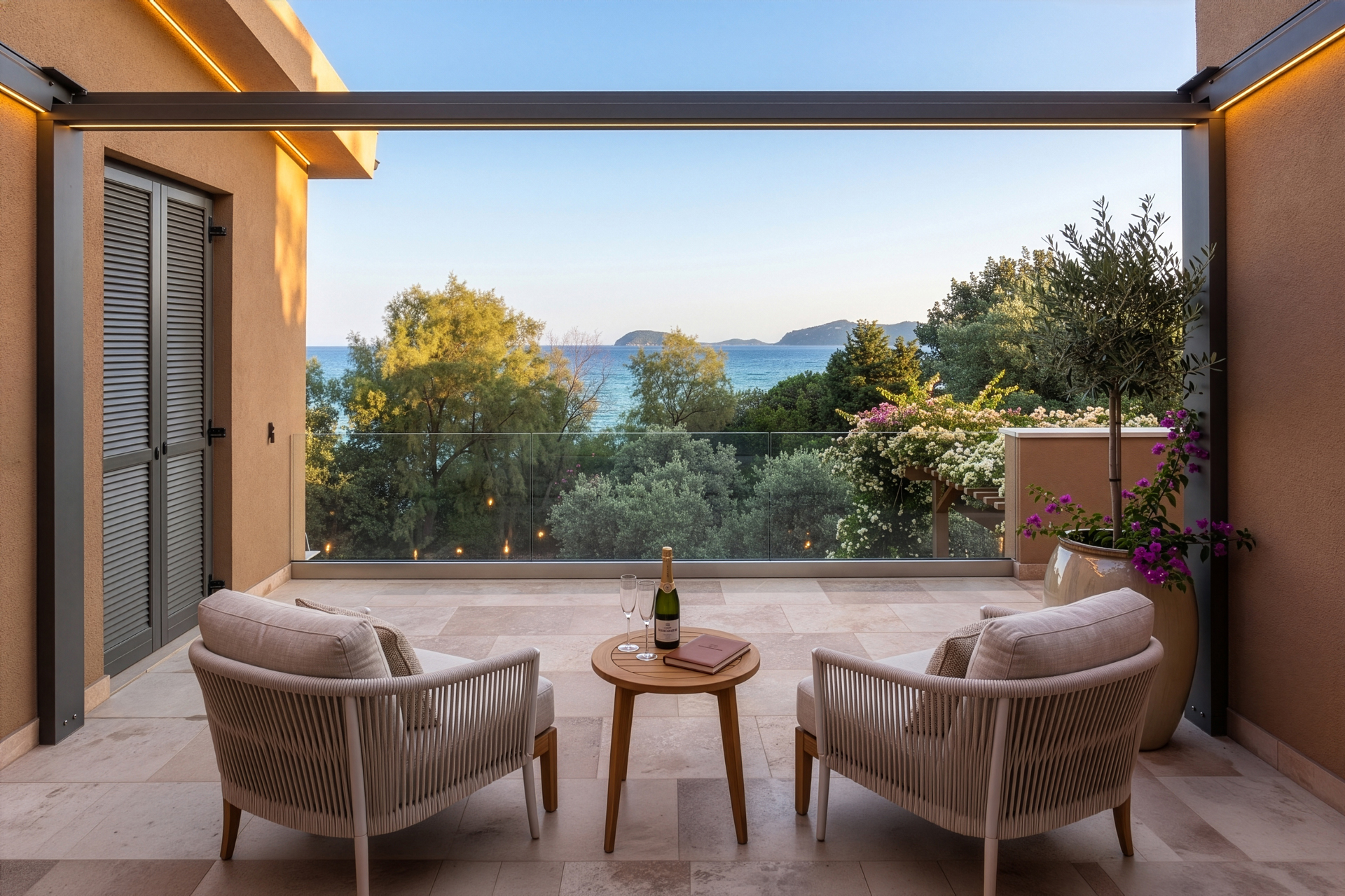 Second floor balcony